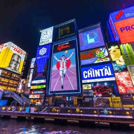 דירות ー 8Greige ー 2Min Dotonbori Namba Kuromon Osaka Usj Wifi Unlimited מראה חיצוני תמונה