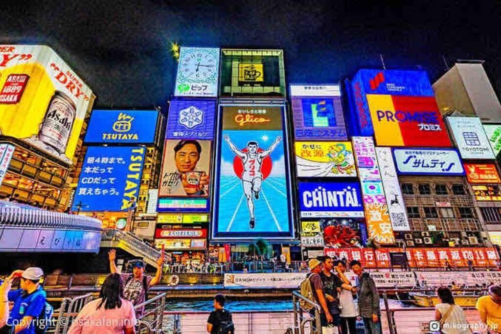 דירות ー 8Greige ー 2Min Dotonbori Namba Kuromon Osaka Usj Wifi Unlimited מראה חיצוני תמונה